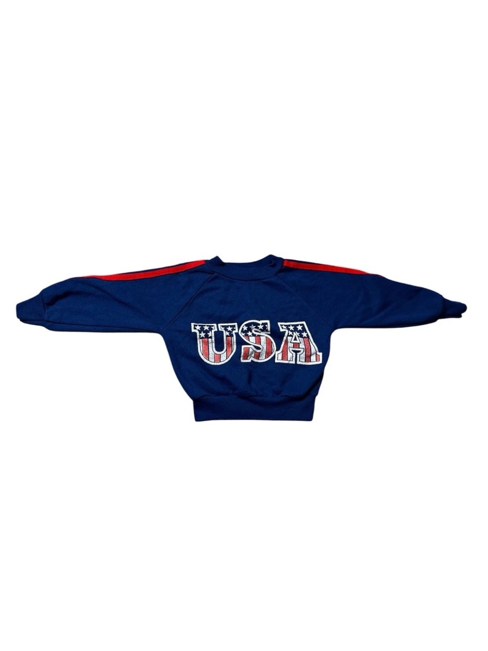 Vintage 80s Children’s Navy USA Americana Sweater